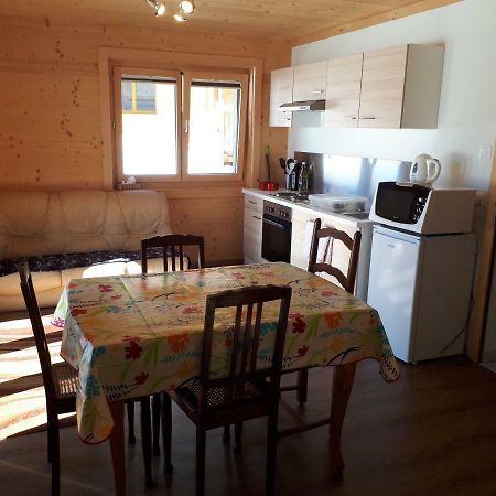 Joli studio meublé de 38m2 dans chalet construit en 2016 Apartamento Leysin Exterior foto