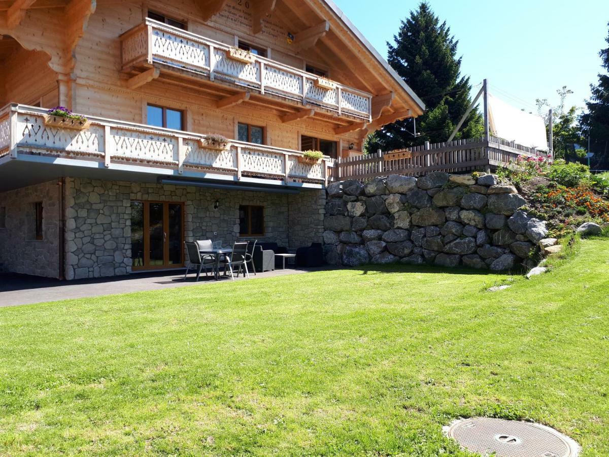Joli studio meublé de 38m2 dans chalet construit en 2016 Apartamento Leysin Exterior foto