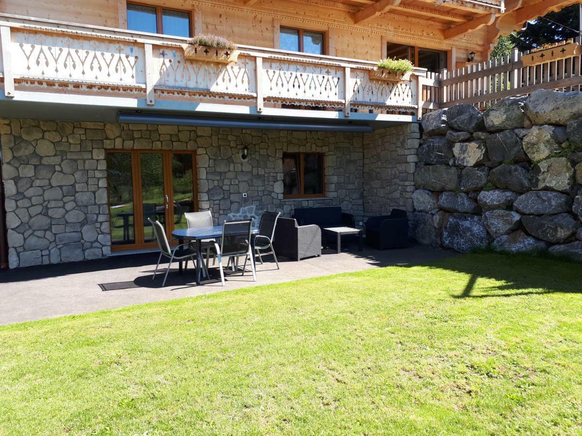 Joli studio meublé de 38m2 dans chalet construit en 2016 Apartamento Leysin Exterior foto